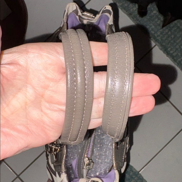 Coach Ashley satchel shoulder bag
Monogram canvas light gray / dark gray EUC - Picture 7 of 17